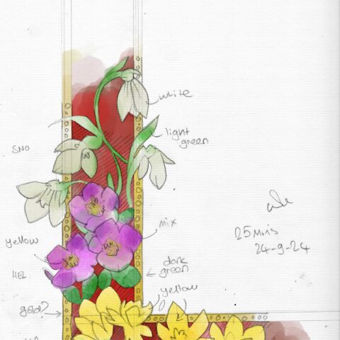 Floral Frame colour concept